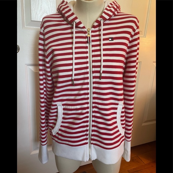 Jackets & Blazers - Tommy Hilfiger Hooded Jersey Jacket